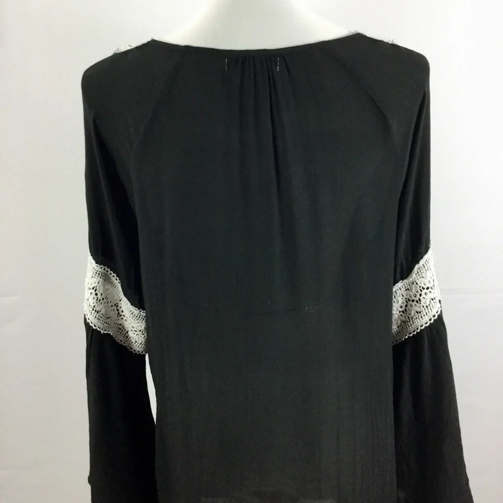 Umgee Bohemian Tunic Peasant Top Blouse Size 1XL - Picture 7 of 13